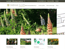 Tablet Screenshot of groenneglimt.dk